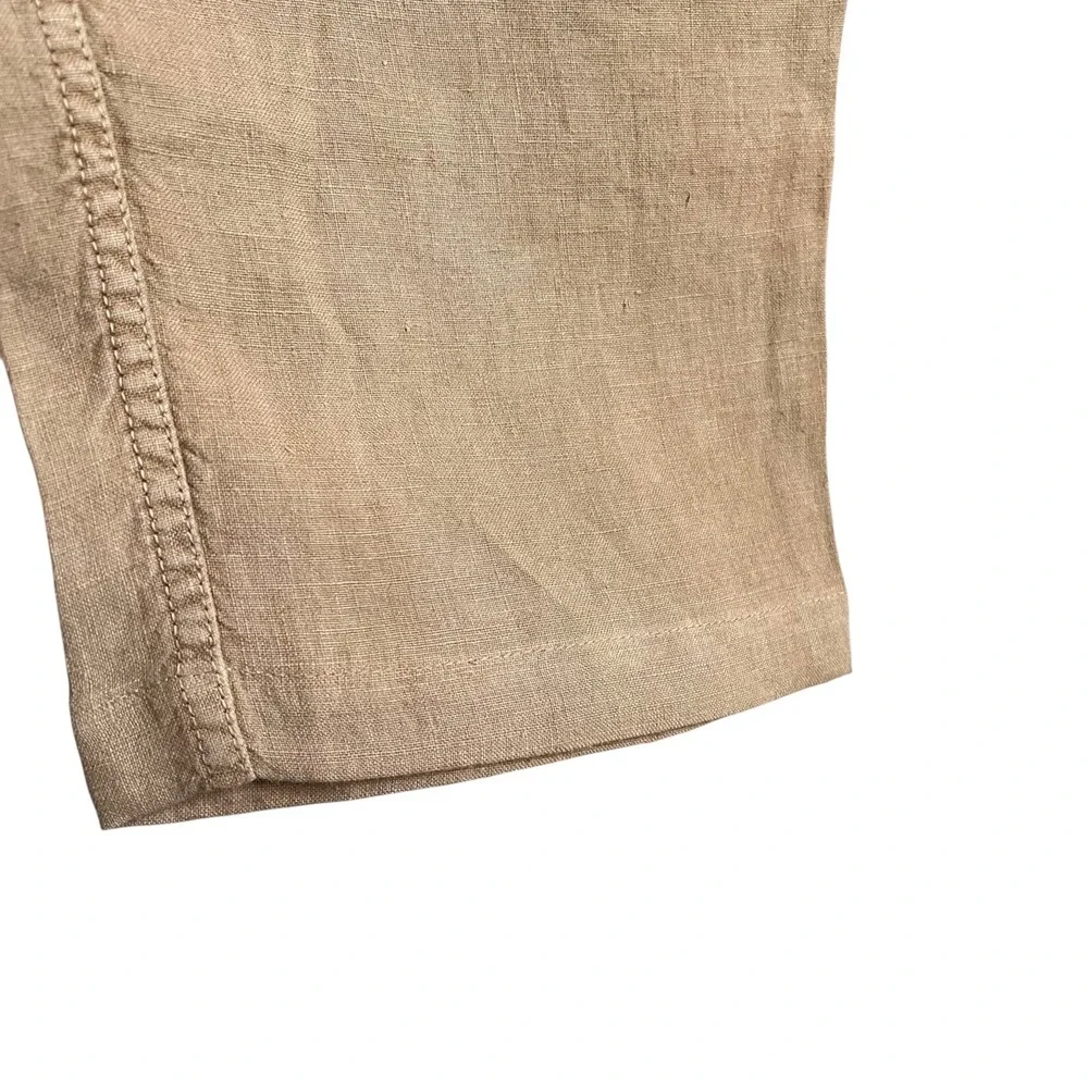 Vilebrequin Men's XXL 100% Linen Pants Camel 38x28 Altered Luxury Lightweight
